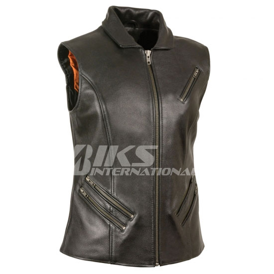 Women Leather Vest