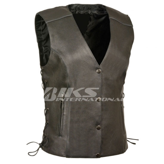 Women Leather Vest