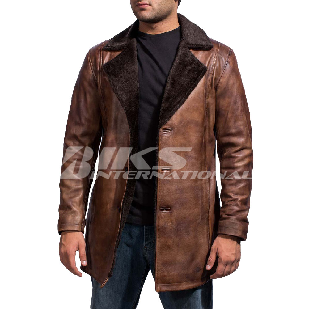 Men Leather Coat