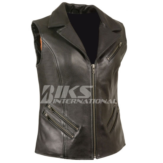 Women Leather Vest