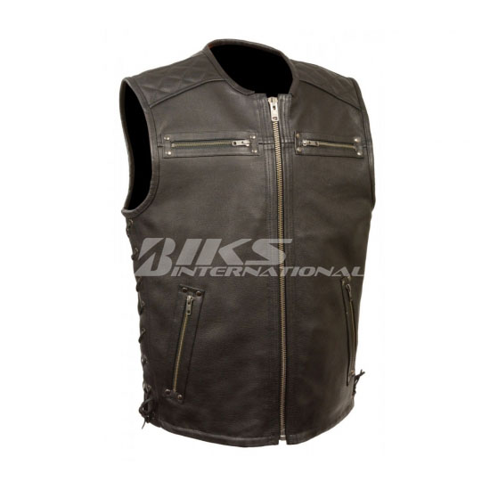 Men Leather Vest