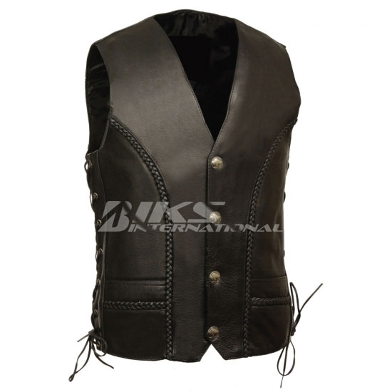 Men Leather Vest