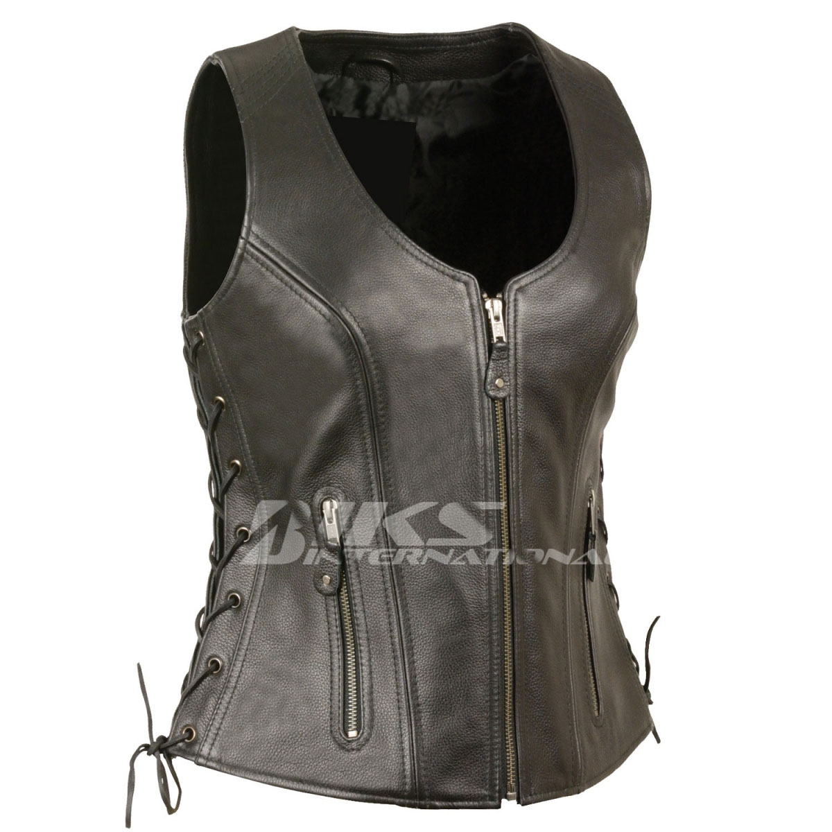 Women Leather Vest